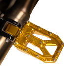 THRASHIN SUPPLY CO. Aggressor Foot Pegs - Rear - Gold - HD '72-'25 TSC-2022-5-D