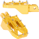 THRASHIN SUPPLY CO. Aggressor Foot Pegs - Front - Gold - FL/FX '18-'25 TSC-2022-5-SF
