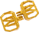 THRASHIN SUPPLY CO. Mini Aggressor Floorboards - Chrome - Front TSC-2031-3-SF