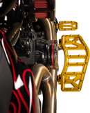 THRASHIN SUPPLY CO. Aggressor Floorboards - Gold TSC-2219-5