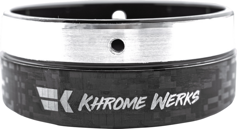 KHROME WERKS Exhaust End Cap - Billet Cut Tip - Digital Camo - 4-1/2" 200880P