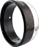 KHROME WERKS Exhaust End Cap - Billet Cut Tip - Carbon - 4-1/2" 200881p