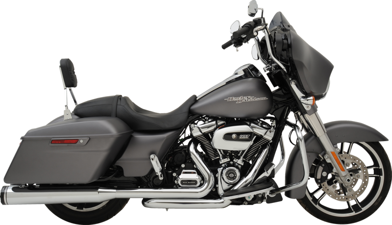 KHROME WERKS 2-into-1-into-2 Dominator-SR Exhaust System - Chrome - Without End Caps - M8 Touring 200400A-SR