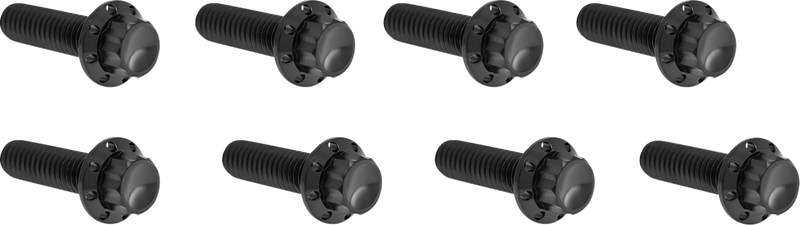 ARLEN NESS Bolt Kit - Lifter Block - 12-Point - Titanium - Black 300-936