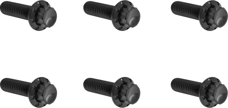 ARLEN NESS Bolt Kit - Transmission Top Cover - 12-Point - Titanium - Black 300-948