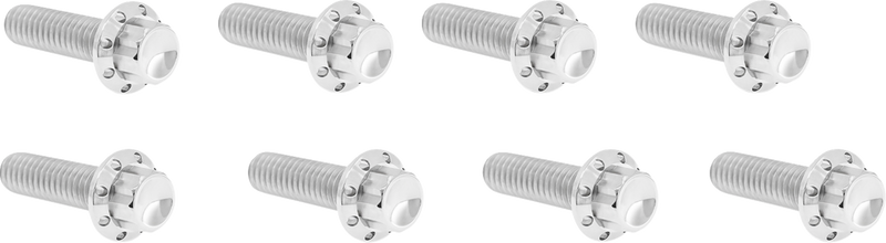 ARLEN NESS Bolt Kit - Lifter Block - 12-Point - Titanium - Polished 300-935