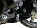THRASHIN SUPPLY CO. Skid Plate - Carbon Fiber/Forged - With Black Brackets - FLHX/FLTRX TSC-3035-1