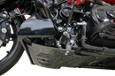 THRASHIN SUPPLY CO. Skid Plate - Carbon Fiber/Forged - With Black Brackets - FLHX/FLTRX TSC-3035-1