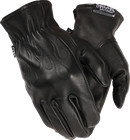 THRASHIN SUPPLY CO. Roper Leather Gloves - Black - Small TRG-01-08