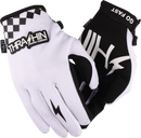 THRASHIN SUPPLY CO. Go Fast Stealth Gloves - White - Medium SV1-10-09