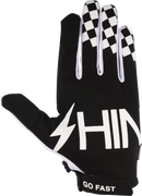 THRASHIN SUPPLY CO. Go Fast Stealth Gloves - White - Medium SV1-10-09