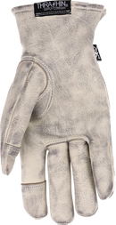 THRASHIN SUPPLY CO. Roper Leather Gloves - Bone White - Medium TRG-00-09