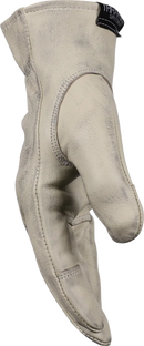 THRASHIN SUPPLY CO. Roper Leather Gloves - Bone White - Medium TRG-00-09