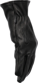 THRASHIN SUPPLY CO. Roper Leather Gloves - Black - 3XL TRG-01-13