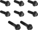 ARLEN NESS Bolt Kit - Trap Door - Titanium - 12-Point - Twin Cam/6-Speed - Black 300-713