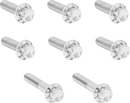 ARLEN NESS Bolt Kit - Trap Door - Titanium - 12-Point - Twin Cam/6-Speed - Polished 300-712