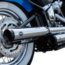 S&S CYCLE Grand National Slip-On Mufflers - Race - Chrome - FLHC/FLDE 550-0740