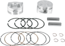 S&S CYCLE Piston Kit - For 100"/107" Super Sidewinder® - 4.000" - +0.010" 92-1401