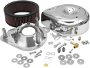 S&S CYCLE Teardrop Air Cleaner Kit - Chrome 17-0399