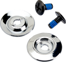 BILTWELL Gen 2 Hardware Kit - Black Screw - Chrome Baseplate 0034-150-62