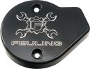 FEULING PARTS Cam Cover - Contrast Lasered Wrench Cross Logo - Center Cooled - 2 Hole 9180