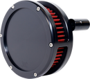 FEULING PARTS Slim BA Air Cleaner Kit - Black - Red Filter - '93-'99 EVO Big Twin 5463-S