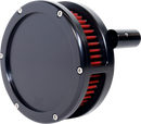 FEULING PARTS Slim BA Air Cleaner Kit - Black - Red Filter - Twin Cam 5443-S