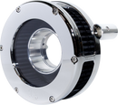 FEULING PARTS Slim BA Air Cleaner Kit - Chrome/Clear - Black Filter - '93-'99 EVO Big Twin 5568-S