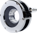 FEULING PARTS Slim BA Air Cleaner Kit - Chrome/Clear - Black Filter - Twin Cam 5548-S