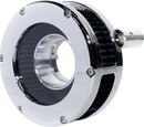 FEULING PARTS Slim BA Air Cleaner Kit - Chrome/Clear - Black Filter - '08-'17 Twin Cam 5558-S