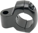 DRAG SPECIALTIES Mirror Clamp - Miller's - Two-Piece - Black 0641-0109