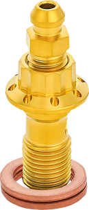 ARLEN NESS Banjo Bolt with Bleeder - 10 mm - Gold 300-823