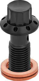 ARLEN NESS Banjo Bolt - 3/8"-24 - Black 300-825