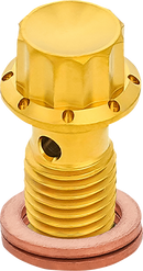 ARLEN NESS Banjo Bolt - M12x1.25 - Gold 300-835