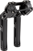 ARLEN NESS Wayback Risers - 10" - Softail - Black 520-065