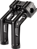 ARLEN NESS Wayback Risers - 7" - Softail - Black 520-066