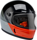 BILTWELL Gringo SV Helmet - Intersection - Black/Orange/Gray - Small 1006-5128-502