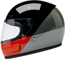 BILTWELL Gringo SV Helmet - Intersection - Black/Orange/Gray - Large 1006-5128-504