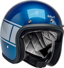 BILTWELL Bonanza Helmet - Holeshot - Metallic Blue/Silver - 2XL 1001-5116-206