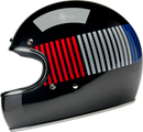 BILTWELL Gringo Helmet - Raceflow - Black/Red/White/Blue - Large 1002-5120-504