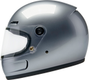 BILTWELL Gringo SV Helmet - Gloss Silver - Medium 1006-107-503