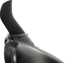 MEMPHIS SHADES Spoiler Windshield - 8-1/2" - Dark Black Smoke - FLH MEP84810