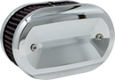 KODLIN USA Vektor Oval Air Cleaner - Chrome - M8 K29251
