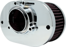 KODLIN USA Vektor Oval Air Cleaner - Chrome - M8 K29251