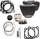 S&S CYCLE 131" Hot Set Up® - 4-5/8" Stroke - Wrinkle Black w/Highlight - M8 320-0621
