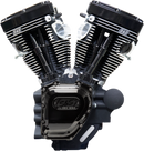 S&S CYCLE Engine - T143 Long Block - Black Edition - Touring 310-0837BW