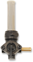 DRAG SPECIALTIES Fuel Petcock - Rear - Gloss Black - 22 mm 03-0040RB