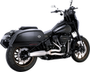 VANCE & HINES 2-into-1 Gaslighter Exhaust System - Brushed - M8 Softail 27349