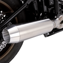 VANCE & HINES 2-into-1 Gaslighter Exhaust System - Brushed - M8 Softail 27349