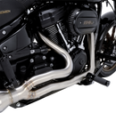 VANCE & HINES 2-into-1 Gaslighter Exhaust System - Brushed - M8 Softail 27349